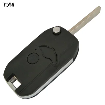 TYUI Čierne Auto Flip Diaľkové Upravený Kľúč Shell Fob náhradné diely Pre BMW Mini Key