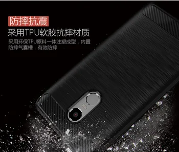 Xiao Redmi 5 Plus Prípade Oxidu Xiao Redmi 5 Prípade Kartáčovaný TPU Silikónový Ochranný Zadný Kryt Shockproof pre xiami Redmi5