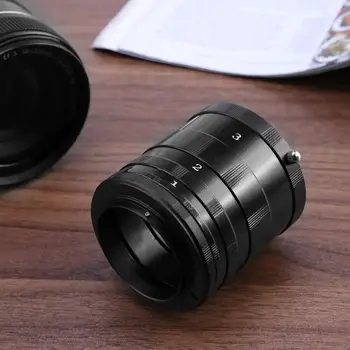 Objektív kamery Adaptér Krúžok Makro Predĺženie Trubice pre Nikon D7200 D7000 D5500 D5300 D5200 D5100 D3400 D3300 D3200 D310 Fotoaparát