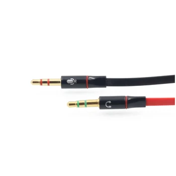 3,5 mm 1 Žena 2 male AUX Audio Kábel Mikrofónu Splitter Kábel, Slúchadlá Slúchadlá Adaptér Kábel pre Telefón pad Mobile