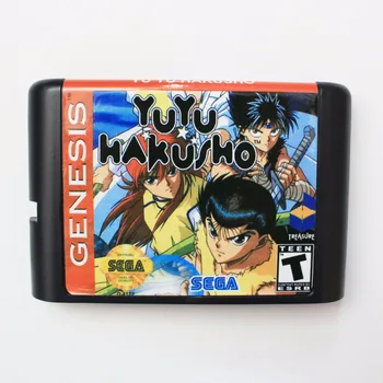 Yu Yu Hakusho - Makyoutohissen 16 bit SEGA MD Hra Karty Pre Sega Mega Drive Pre Genesis