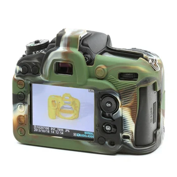 Mäkké Silikónové Gumy Fotoaparát Ochranné Telo Kože Pre Nikon D7200 D7100 DSLR Camera Bag chránič kryt
