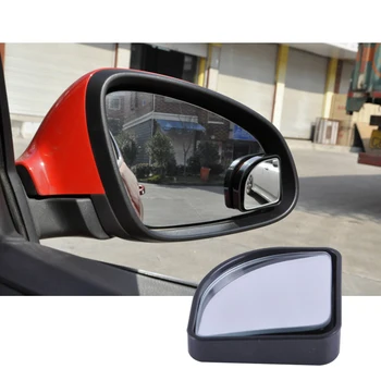 1pair 360 nastaviteľné stupňov Široký Uhol Bočné Spätné Zrkadlá blind spot S Okrajom pre parkovanie spätné zrkadlo vysokej kvality