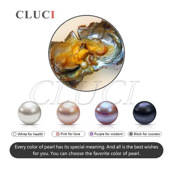 CLUCI 5 ks jednom balené Želanie Pearl Ustrice so 6-7mm skutočné akoya perly rôzne farby AAA kolo perly, darčeky pre ženy