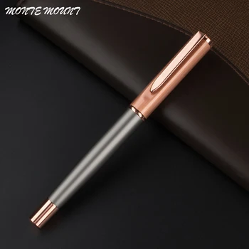 MONTE MOUNT Rose Gold Klip roller guličkové pero, výkonné kancelárske potreby písanie perá Nízka cena veľkoobchod