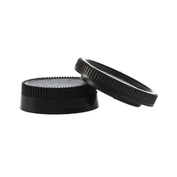 Nové Vysoko Kvalitné Profesionálne 58*22 mm Fotoaparátu Plastové Čierne Telo Kryt + Zadné Krytky Objektívu Kryt pre Všetky Nikon DSLR Fotoaparát