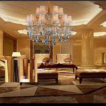 Krištáľový Luster svetlo pre Spálne, Obývacia izba crystal svietidlo sviečka luster svetlo Luxusné Crystal Moderné Osvetlenie