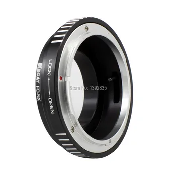 Kecay Vysokou Presnosťou FD-NX objektív adaptér pre Canon FD objektívu a Pre Samsung NX fotoaparát telo NX Fotoaparát Adaptér-Black+Sliver