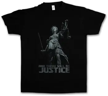 JUSTITIA I T-SHIRT Spravodlivosti, Práva, Advokát, Sudca Libra Bohyne