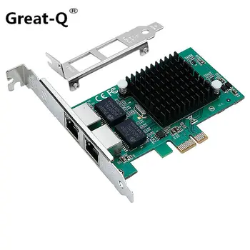 Skvelé-Otázka Novej karte Pci express gigabit Ethernet sieťová karta pice Dual gigabit RJ45 sieťová karta Bezdiskovú boot intel82575EB chipest