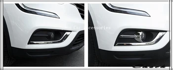 Predné Hmlové Svetlo na Čítanie Rám Kryt Výbava ABS Chrome 2 ks Na Renault Koleos 2017
