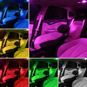 10Pcs 12V T5 5050 1SMD Auto Klin Panel Svetlo Automobily Interiérové LED Žiarovka Auto Light-emitting Diode Nástroj Strane
