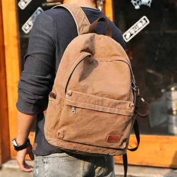 Muzee Retro Mužov, USB Dizajn Batoh Bežné Plátené tašky Módne Batoh Študent taška Muž Notebook Batoh Cestovná taška