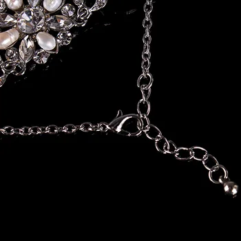 Svadobné šperky pre nevesty & pearl & crystal náramky pre ženy strany módne šperky najlepší darček E002