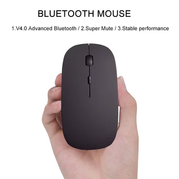 Myš Bluetooth 4.0 pre počítače Mac book air pre Macbook Pro Nabíjateľná Bluetooth Myš pre Notebook souris souris sans fil