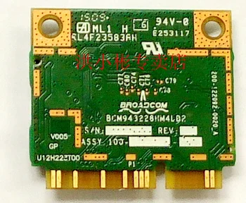SSEA Veľkoobchod Pôvodné Bezdrôtová karta Broadcom BCM43228 BCM943228HM4L 300Mbps 802.11 a/b/g/n half Mini PCI-E 2.4 G/5 GHZ karty