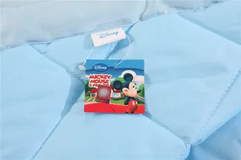Karikatúra Disney Mickey Mouse Pláži Shell Mora Deka Cumlík posteľná bielizeň Bavlna Kryt 150*200 cm Veľkosť Mäkké Letné Chlapca Dieťa Domov Modrá