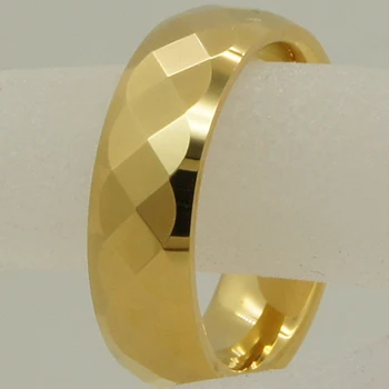 6 mm geometrické odtieni champagne gold plating hi-tech poškriabaniu dôkaz svadobné volfrámu krúžok 1pc