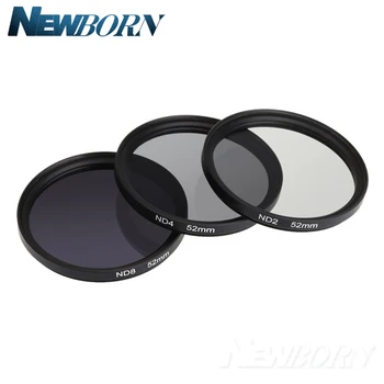 Objektívy fotoaparátov ND Filter 49 mm 52mm 55mm 58mm 62mm 67mm 72 mm 77MM Neutrálny Filter, Objektív Set Kit ŽÚ2 ŽÚ4 ND8 ND 2 4 8