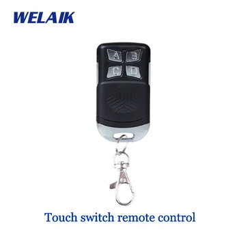 WELAIK Diaľkové Ovládanie Spasiteľa Z Čierneho Plastu Remote touch prepínač použiť R433MHZ R01