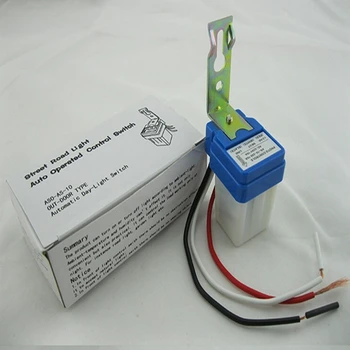 1pcs AKO-10 Proti-dažďový typ lampy senzorom DC12V/24V/36V/48V/60V/110V/220V automatický regulátor