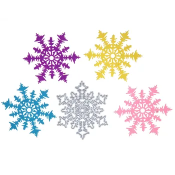 Vianočné Snowflake Rezanie Zomrie Scrapbooking Album Papier Vianoce Karty, Takže Dekorácie Kovové Die Kusy Razba Šablóny