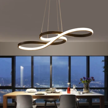 Minimalizmus DIY visí moderné LED Vonkajšie Prívesok Svietidlá pre Jedáleň, bar Prívesok lampa suspendu prívesok osvetlenie zariadenie Zariadenie
