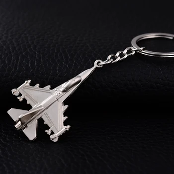 10pcs Chaveiro!Tvorivé Osobnosti F22 Lietadla Styling Keychain Zliatiny Keyring Kúzlo Kovové Auto Keyfobs Kľúča Držiteľa reklamný Darček J004