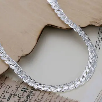925 šperky, strieborné pozlátené šperky náramok jemné módne perličiek náramok najvyššej kvality veľkoobchod a maloobchod SMTH199