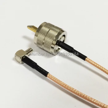 Nový Bezdrôtový Modem Drôt UHF Samec Konektor Na TS9 Samec Konektor Konektor RG316 kábel Kábel Adaptéra 15 CM 6