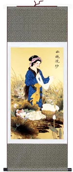 2016 Nový Dizajn! Vysoká Kvalita Tradičnej Čínskej Maľby Klasická Krása Krás Hodváb Prejdite Veľké Umenie Obraz Domova