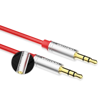Vencie Aux Kábel 3,5 mm do 3,5 mm Jack Audio Kábel 90-Stupňový Uhol Stereo Pomocné Kábel pre Telefón, Auto Reproduktor aux mp3 prehrávač