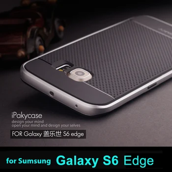 Úžasné, najvyššej kvality a originálne ipaky značky obal pre Samsung galaxy S6 Okraji silikónové puzdro doprava zadarmo na všetky farby na sklade
