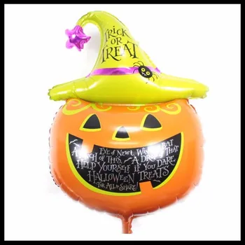 1PCS/L Bat Lebky Fólie Nafukovacie Balóny Happy Halloween Dekorácie Vzduchu Balóny, Party Balón Detí Dary