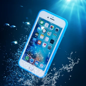 Letné Nepremokavé Plávanie, Surfovanie Prípade Coque iPhone X 7 8 Plus 6S Plus 5SE Shockproof Smartphone TPU Prípade Silikónové Slim Capa