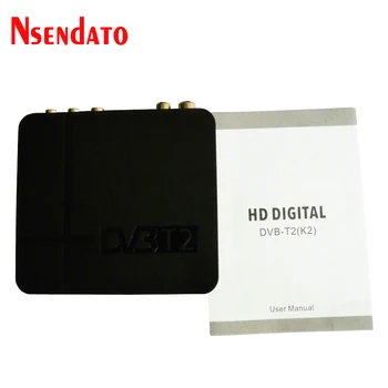 K2 DVB-T2 DVBT2 Set-Top Boxy, Digitálny Terestriálny Prijímač 1080P DVB-T2 H. 264 MPEG4 PVR Video TV Box S Diaľkovým ovládaním