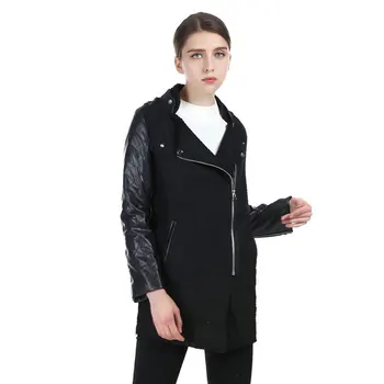 Holubice Zobraziť Dizajn Značky Zimný Kabát Ženy Teplé Bavlna-čalúnená Vlny Kabát Dlhý Ženy Cashmere Kabát Európskej Módy Bunda Outwear