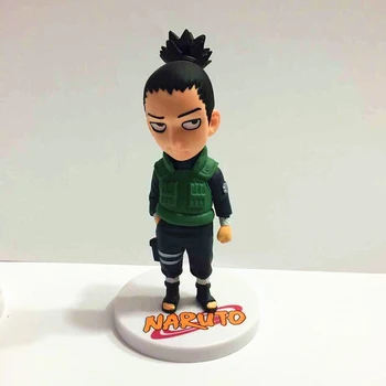 6pcs/set Anime Naruto Sasuke Shikamaru Sasori Deidara Itachi Uzumaki Naruto PVC Obrázok Akčné Figúrky, Hračky Zberateľskú Model Hračka
