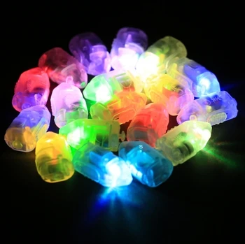 100KS/set Mini LED Balóny Svetlo Lampy Na Papier Svietidla Vianočný Večierok Narodeniny Dekorácie