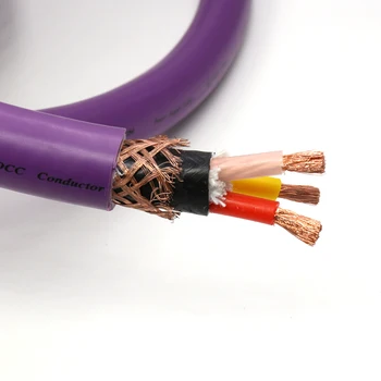 Doprava zadarmo napájací kábel Alfa-PS9 pre fanúšikov napájací kábel pre audio hifi napájací kábel