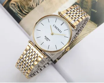 Ultratenké pár hodinky pre mužov nepremokavé nehrdzavejúcej ocele sledujte muž tabuľka Ženy quartz hodinky ženskej forme Valentines Day darček