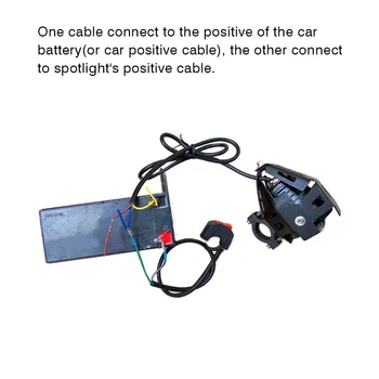 10PCS Čierne Univerzálne Motocyklové Light Switch Riadidlá Hmlové Svetlo Prepnúť Tlačidlo Konektor pre U5 LED Anjel Svetla Reflektorov,