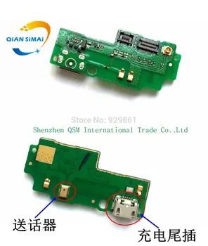 QiAN SiMAi Nový, Originálny Pravý USB Nabíjanie Palube & Mikrofón pre Huawei G750 Mobilný telefón + DropShipping