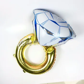 Veľká Veľkosť Diamond Tvar Hélium Fóliové Balóniky Svadobné Dekorácie Vzduchu Lopty pre Marrage Valentína Strany Dodávateľa