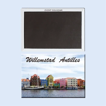 Willemstad curacao Holandských Antilách 22624 Krajiny Magnetické chladnička darčeky pre priateľov Cestovné suveníry