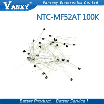 100ks ntc-mf52at ntc thermistor snímač teploty ntc thermistor 100k ntc MF52AT 3950 100 k ohm ntc 3950 1% ntc-100k/3950