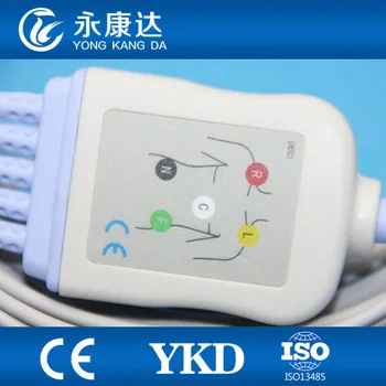 Kontron jeden kus EKG kábel s 5 vedie klip ekg kábel 12 pin,IEC