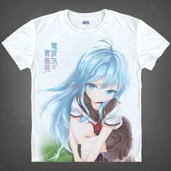 Electrowave Dievča Mladistvý Boynote Erio Towa T Shirt Anime, Japonskej Animácie Novinka Leta pánske T-shirt Cosplay Oblečenie