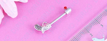 Bradavky krúžok Pár Pištole modely piercing šperkov Nikel-free16G 316L chirurgickej ocele doprava Zadarmo DIRUO