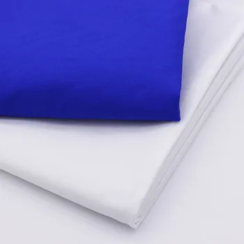 Biela Modrá z Čistej bavlny textílie pre šaty Šiť handričkou Popelín tkaniny bavlnené tkaniva domov textilné tkaniny telas tecido